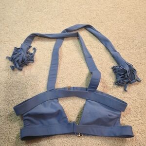 Montce Blue Halter Bikini Top